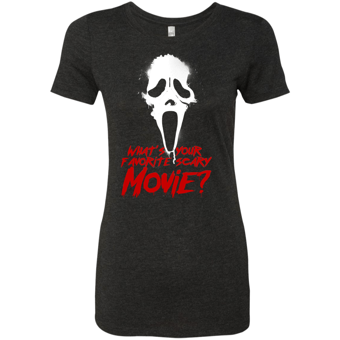 T-Shirts Vintage Black / S What's Your Favorite Scary Movie Women's Triblend T-Shirt