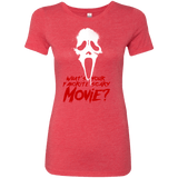 T-Shirts Vintage Red / S What's Your Favorite Scary Movie Women's Triblend T-Shirt