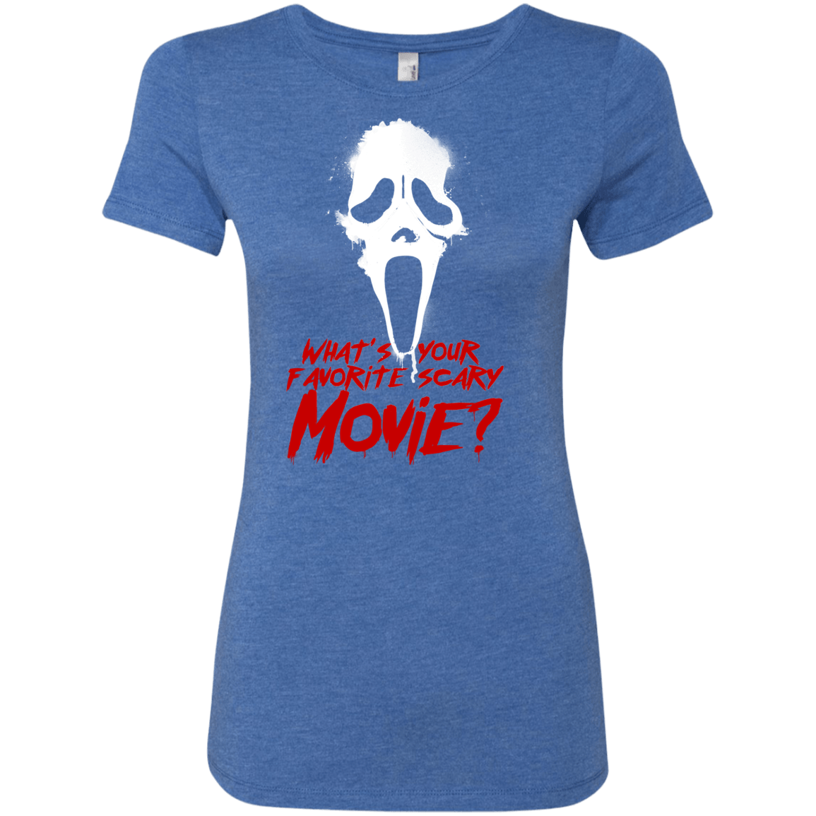 T-Shirts Vintage Royal / S What's Your Favorite Scary Movie Women's Triblend T-Shirt