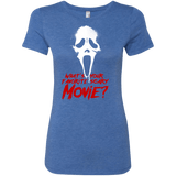 T-Shirts Vintage Royal / S What's Your Favorite Scary Movie Women's Triblend T-Shirt