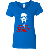 T-Shirts Royal / S What's Your Favorite Scary Movie Women's V-Neck T-Shirt