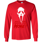 T-Shirts Red / YS What's Your Favorite Scary Movie Youth Long Sleeve T-Shirt