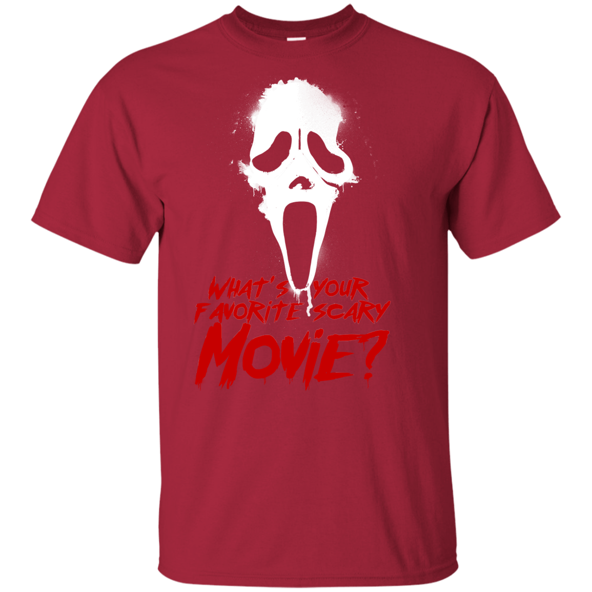 T-Shirts Cardinal / YXS What's Your Favorite Scary Movie Youth T-Shirt