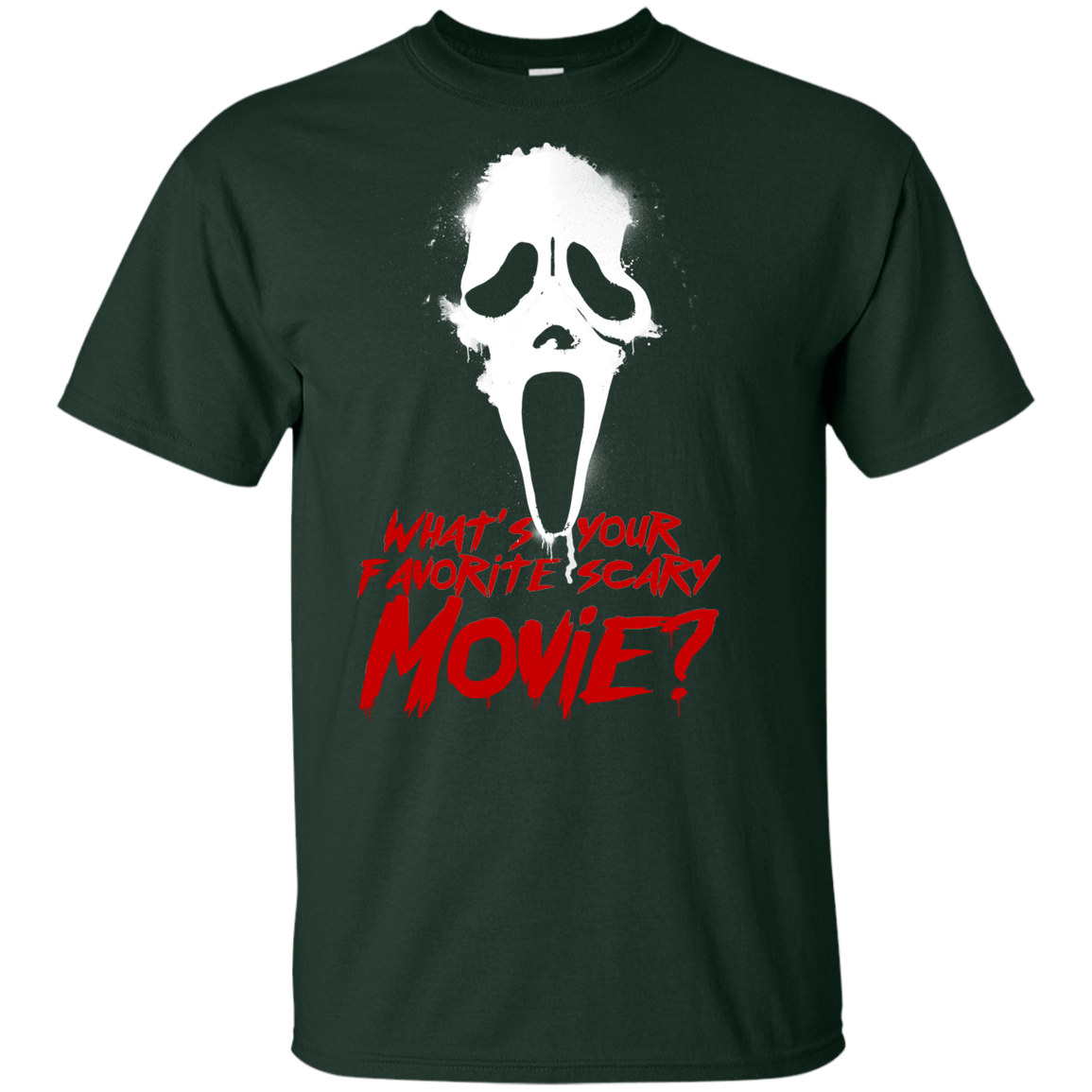 T-Shirts Forest / YXS What's Your Favorite Scary Movie Youth T-Shirt