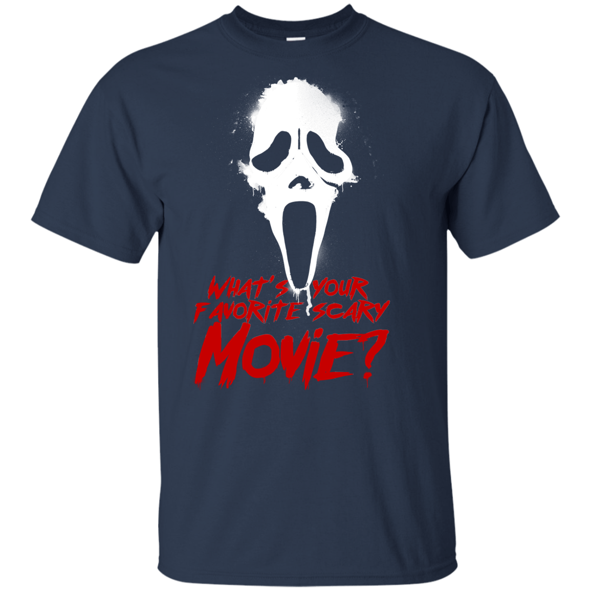T-Shirts Navy / YXS What's Your Favorite Scary Movie Youth T-Shirt
