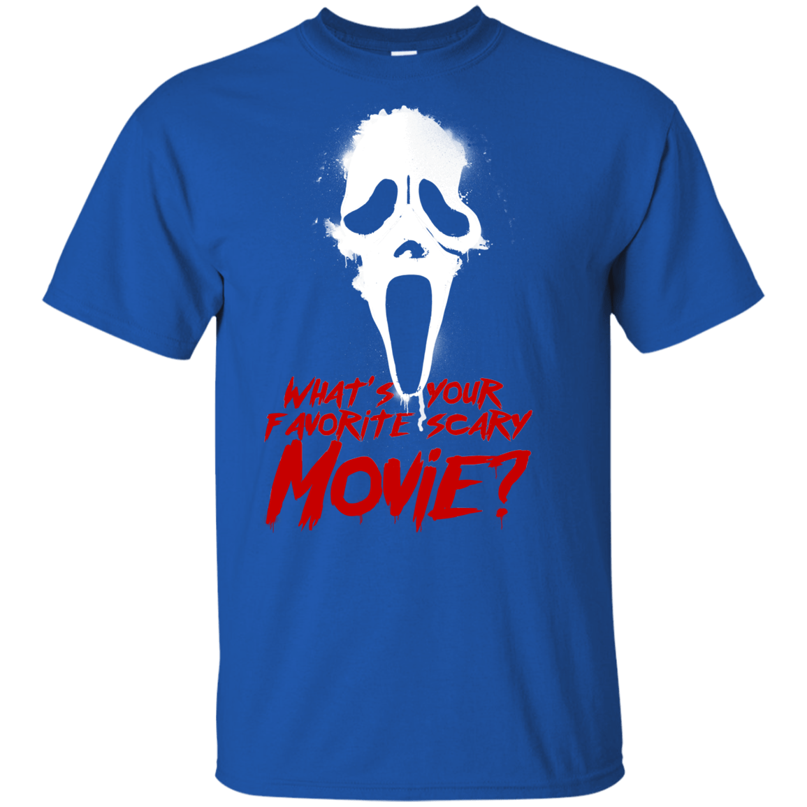T-Shirts Royal / YXS What's Your Favorite Scary Movie Youth T-Shirt