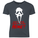 T-Shirts Vintage Navy / YXS What's Your Favorite Scary Movie Youth Triblend T-Shirt