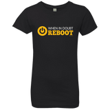 T-Shirts Black / YXS When In Doubt Reboot Girls Premium T-Shirt