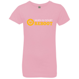 T-Shirts Light Pink / YXS When In Doubt Reboot Girls Premium T-Shirt