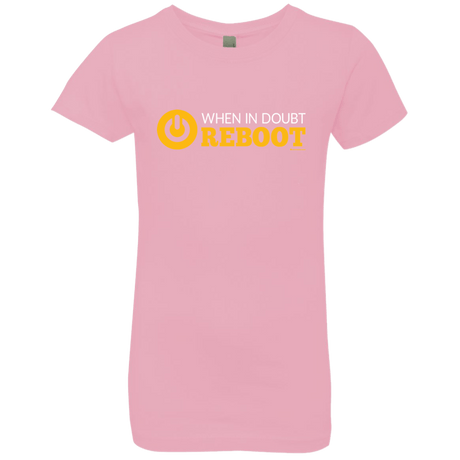 T-Shirts Light Pink / YXS When In Doubt Reboot Girls Premium T-Shirt