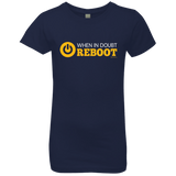 T-Shirts Midnight Navy / YXS When In Doubt Reboot Girls Premium T-Shirt