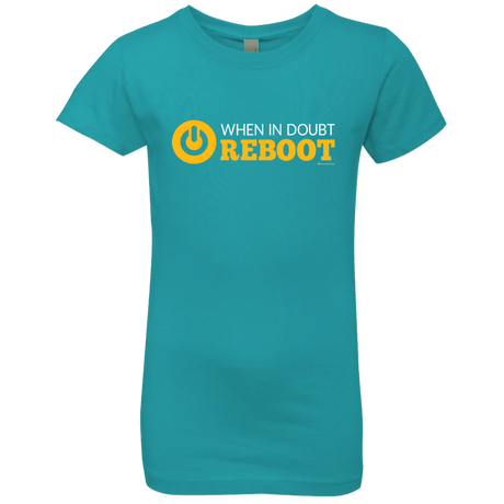 T-Shirts Tahiti Blue / YXS When In Doubt Reboot Girls Premium T-Shirt
