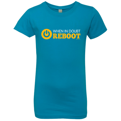 T-Shirts Turquoise / YXS When In Doubt Reboot Girls Premium T-Shirt