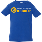 T-Shirts Royal / 6 Months When In Doubt Reboot Infant Premium T-Shirt