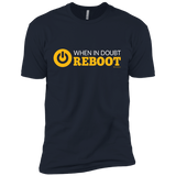 T-Shirts Midnight Navy / X-Small When In Doubt Reboot Men's Premium T-Shirt