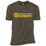 T-Shirts Military Green / X-Small When In Doubt Reboot Men's Premium T-Shirt