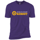 T-Shirts Purple Rush/ / X-Small When In Doubt Reboot Men's Premium T-Shirt