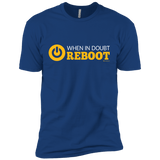 T-Shirts Royal / X-Small When In Doubt Reboot Men's Premium T-Shirt