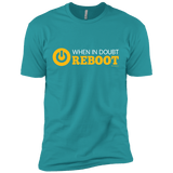 T-Shirts Tahiti Blue / X-Small When In Doubt Reboot Men's Premium T-Shirt
