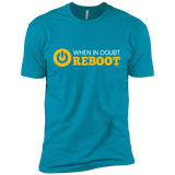 T-Shirts Turquoise / X-Small When In Doubt Reboot Men's Premium T-Shirt