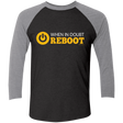 T-Shirts Vintage Black/Premium Heather / X-Small When In Doubt Reboot Men's Triblend 3/4 Sleeve