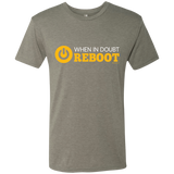 T-Shirts Venetian Grey / Small When In Doubt Reboot Men's Triblend T-Shirt