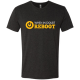 T-Shirts Vintage Black / Small When In Doubt Reboot Men's Triblend T-Shirt
