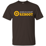 T-Shirts Dark Chocolate / Small When In Doubt Reboot T-Shirt