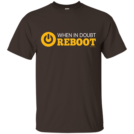T-Shirts Dark Chocolate / Small When In Doubt Reboot T-Shirt