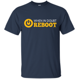 T-Shirts Navy / Small When In Doubt Reboot T-Shirt