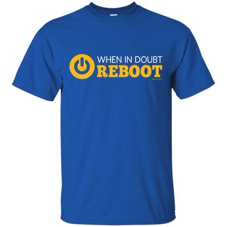T-Shirts Royal / Small When In Doubt Reboot T-Shirt