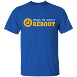 T-Shirts Royal / Small When In Doubt Reboot T-Shirt