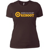 T-Shirts Dark Chocolate / X-Small When In Doubt Reboot Women's Premium T-Shirt