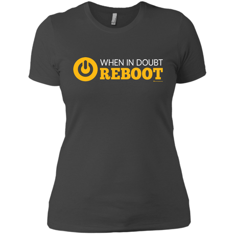T-Shirts Heavy Metal / X-Small When In Doubt Reboot Women's Premium T-Shirt
