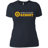 T-Shirts Indigo / X-Small When In Doubt Reboot Women's Premium T-Shirt