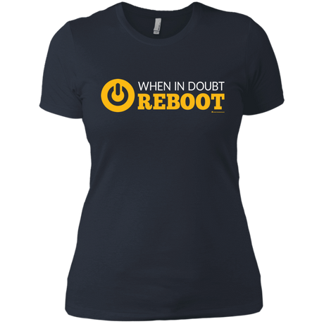 T-Shirts Indigo / X-Small When In Doubt Reboot Women's Premium T-Shirt