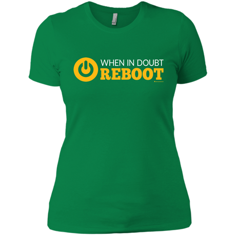 T-Shirts Kelly Green / X-Small When In Doubt Reboot Women's Premium T-Shirt