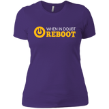 T-Shirts Purple Rush/ / X-Small When In Doubt Reboot Women's Premium T-Shirt