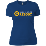 T-Shirts Royal / X-Small When In Doubt Reboot Women's Premium T-Shirt