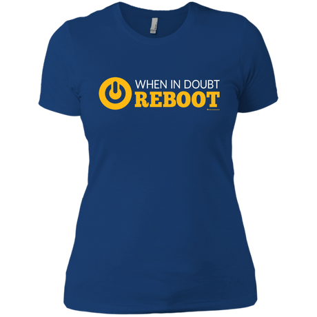 T-Shirts Royal / X-Small When In Doubt Reboot Women's Premium T-Shirt
