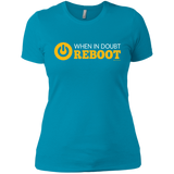 T-Shirts Turquoise / X-Small When In Doubt Reboot Women's Premium T-Shirt