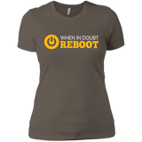 T-Shirts Warm Grey / X-Small When In Doubt Reboot Women's Premium T-Shirt
