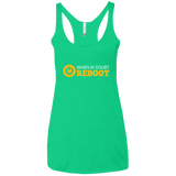 T-Shirts Envy / X-Small When In Doubt Reboot Women's Triblend Racerback Tank