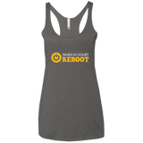T-Shirts Premium Heather / X-Small When In Doubt Reboot Women's Triblend Racerback Tank