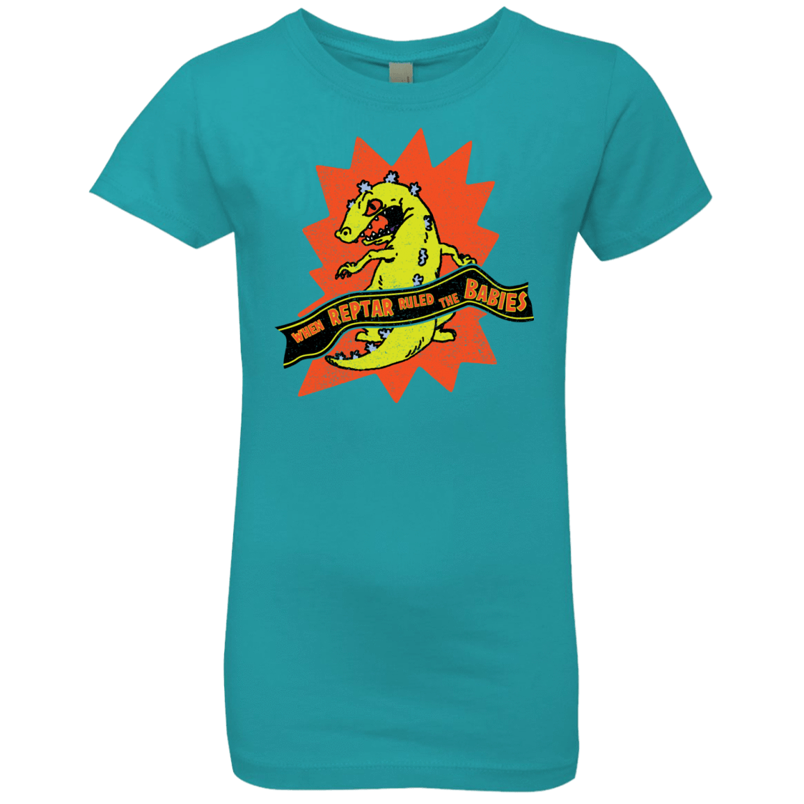 T-Shirts Tahiti Blue / YXS When Reptar Ruled The Babies Girls Premium T-Shirt