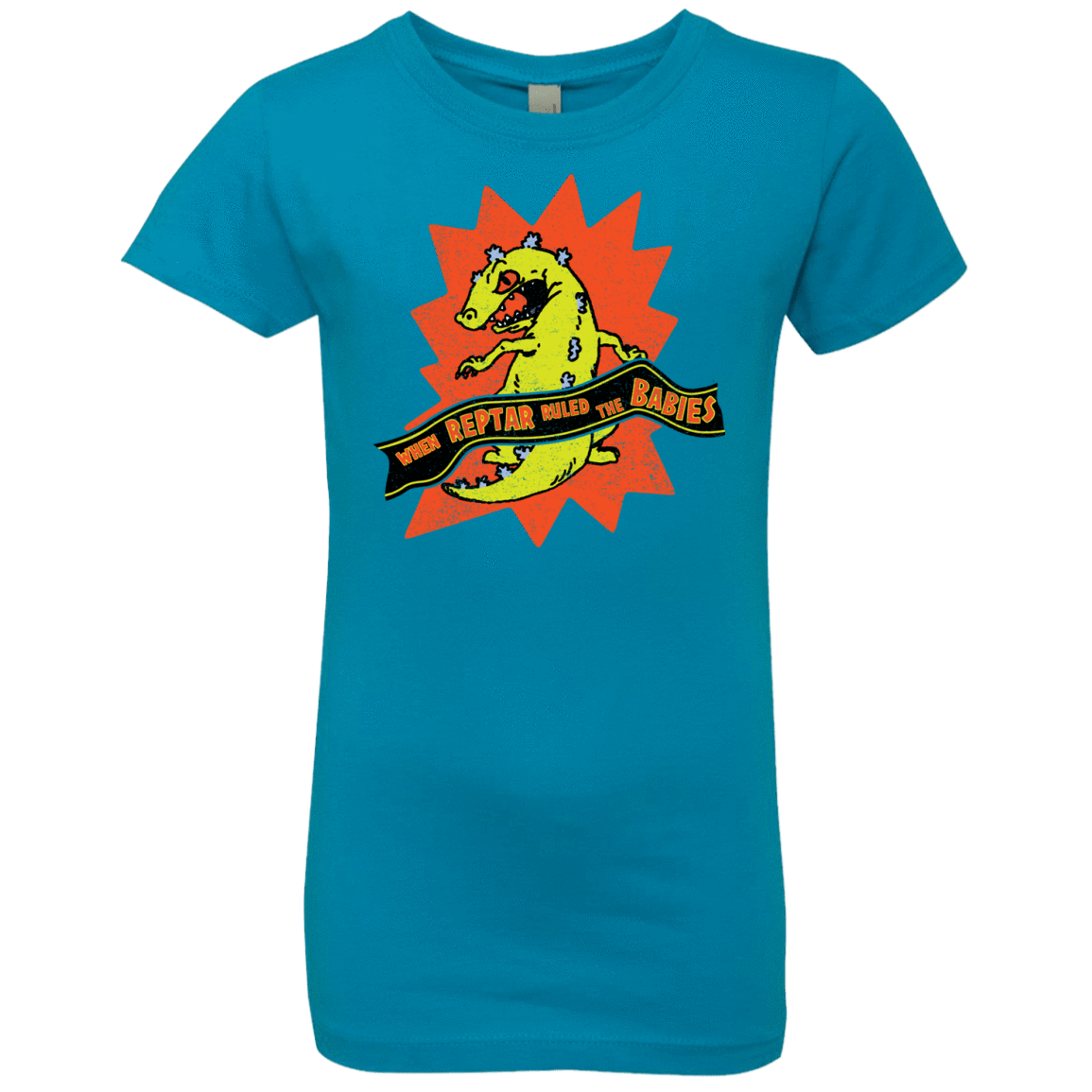 T-Shirts Turquoise / YXS When Reptar Ruled The Babies Girls Premium T-Shirt