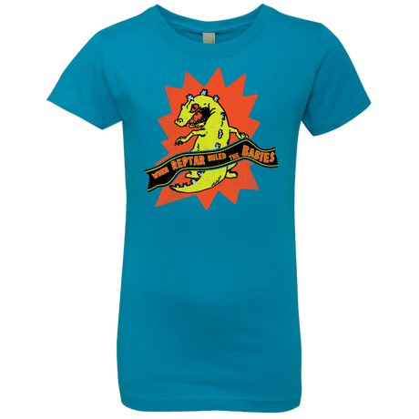 T-Shirts Turquoise / YXS When Reptar Ruled The Babies Girls Premium T-Shirt