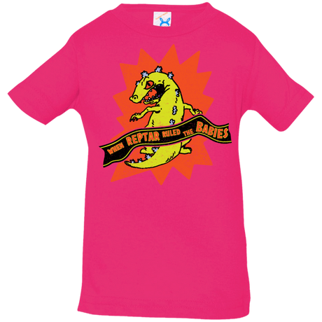 T-Shirts Hot Pink / 6 Months When Reptar Ruled The Babies Infant Premium T-Shirt