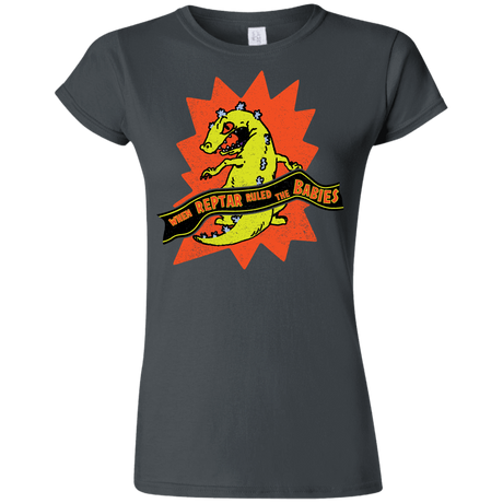 T-Shirts Charcoal / S When Reptar Ruled The Babies Junior Slimmer-Fit T-Shirt