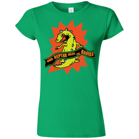 T-Shirts Irish Green / S When Reptar Ruled The Babies Junior Slimmer-Fit T-Shirt